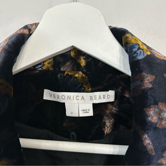 VERONICA BEARD Long And Lean Velvet Dickey Blazer - Picture 8 of 9